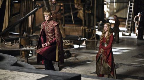 Joffrey ve annesi Cersei
