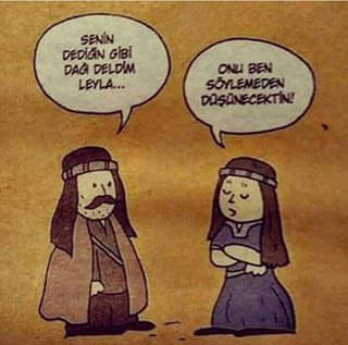 leyla mecnun karikatür